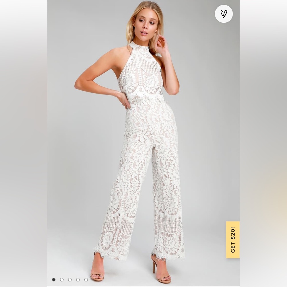 White Lulus Jumpsuit